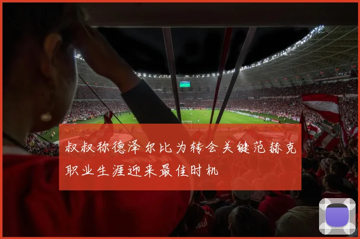 叔叔称德泽尔比为转会关键范赫克职业生涯迎来最佳时机
